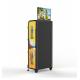 Logo Custom Logo Steel Storage Shelf Drinks Can Display Stand with Movable Design