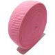 Pink Herringbone Webbing Polyester Elastic Band 3.5cm Width