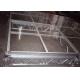Rectangle Tempered Glass Aluminium Stage Platform Movable Easy Assembly