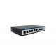 8 Port Fiber Optic Switch , Ethernet Power Switch 48VDC Connecting With Devices