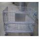 Industrial Heavy Duty Mesh Container Stackable Collapsible Rigid Pallet Containers