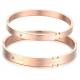Tagor Jewellery Super Quality 316L Stainless Steel Couple Bracelet Bangle TYGB016