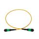 12F MPO Patch Cord 3mm LSZH Out Jacket PVC OFNR Outdoor For Network