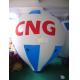 5m Long 0.18mm PVC Helium Inflatable Advertising Balloons With Custom Logo / Artwork