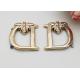 Durable Plastic Shoe Buckles With Acrylic Diamond Suitable For Women Shoes