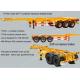 20ft 40 foot Skeletal Container Trailer Chassis Semi Trailer Dual line braking system