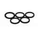 1.5mm Thickness DIN 3869 Profile Rings 30Mpa NBR Black Color