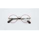 Girls fashion eyeglasses Clear lens optical frame high class metal with acetate temples new designer