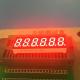 Small Size 8mm 6 Digit 7 Segment Led Display 0.31inch For Tempearture Indicator