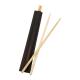 Biodegradable Disposable Bamboo Chopsticks with Black Flower Paper Wrapping