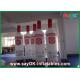 Advertising 3 - 6m Inflatable Wine Bottle With Logo Printing