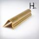 Decorative Customized Size Brass Material Profiles Copper Alloy Extruding Profiles Extrusion 5 to 180mm Size Manufacture