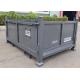 Forklift Q235 Steel Stillage Cage Pallet Storage Bins Corrosion Protection