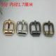 Wholesale Factory Bag Accessories Custom 17 MM Gunmetal Color Iron Metal Roller Pin Buckles For Belts