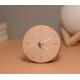 Classic Real Wooden Alarm Clock Mini Quartz Analog Type with Customized Service