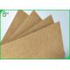 Food Grade 250gsm Brown Kraft Paper For Making Salad Packaging Box