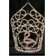 simple design birds crown for summer pageants rhinestone crowns logo on the band