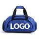 Custom Logo Unisex Portable Waterproof Sports Gym Fitness Duffle Backpack Weekend Travel Duffel Bag With Shoe Storage