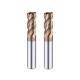 HRC65 Ball Square Corner Radius Coated Carbide For Milling Cutter