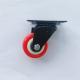 35kg Load Capacity Light Duty Caster Wheels PVC Material With Brake