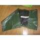 cheaper price black fabric with colored lamination pe tarpaulin custom made small size