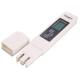 Portable 3 In 1 TDS EC Tester Solid Metal Button Micro Intelligent Chip