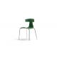 Green Metal Leg Dining Chair 50cm Stainless Steel Legs