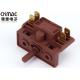 4 Brass Pins Multi Position Rotary Switch Metal Spindle For Electric Stove