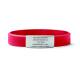 Slim Sport ID Bracelet / Emergency ID Wristband Size Customized SGS Certification