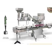 Line Structure Automatic Capping Machine 1.2kw For Cosmetic Industry