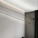 IP20 IP65 Suspended Skyline Linear Light Stainless Steel Black White Wall Washer