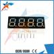 4-Digit 0.56 7-Segment Color Electronic Components Red LED Display Common Anode Module
