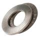 Ribbed Safety Lock Washer Stainless Steel Flat Washers Zinc Plated