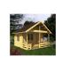 Canadian Spruce Outdoor Wooden House , Wooden Chalet House For Accommodation