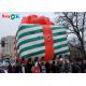 Oxford Cloth Inflatable Christmas Gift Box Helium Parade Balloon