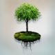 Anti UV Vertical Greening Artificial Simulated Plant Decor Suspended Space Pendant