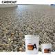 Non-Slip Pebble Stone Epoxy Decorative Flooring System For Driveways Pathways