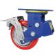 8 Inch Heavy Duty Industrial Rotating Wheel Swivel Caster with Shock Absorption TPR/PVC