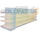 Custom Retail Gondola Shelving System Supermarket Store Display Equipment