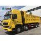 420HP 8X4 29CBM T7H Sinotruk Howo Dump Truck Yellow