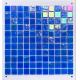 4mm Crystal Glass Mosaic Tile Perfect for a Mediterranean Sea Inspired Swimming Pool