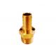 Male 1/4 Inch NPT X 1/2 Pipe Brass Barbed Hose Fittings Fuel Tube Fitting