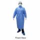 Personal Safety Disposable Dressing Gowns High Wear Resistant Water Proof Breathable