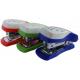 Color Assorted Metal and Plastic Material Mini Stapler For 12 Sheets Paper