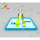 Panda Cartoon Inflatable Water Park 0.6-0.9mm Plato Pvc Fire - Proof