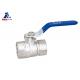 1/4 Inch to 4 Inch 200WOG Steel Handle Nickel Plated Brass Ball Valves