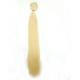 Straight 100g 613 Golden Blonde Clip In Human Hair Extension With Pure Color