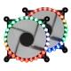 newest 12cm RGB fan pc gatling case fan with rainbow