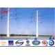 11.8M 50KN 6mm Thikcness Steel Utility Pole For Electrical Power Tower