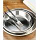 Durable Stainless Steel Mixing Bowls Metal Salad Bowl Plate For Cooking Baking Prepping